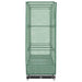 Strat înălțat cu husă de seră, aspect ratan, 120x40x123 cm - WALTI WALTI