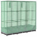 Strat înălțat cu husă de seră, aspect ratan, 120x40x123 cm - WALTI WALTI