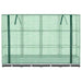 Strat înălțat cu husă de seră, aspect ratan, 160x40x123 cm - WALTI WALTI
