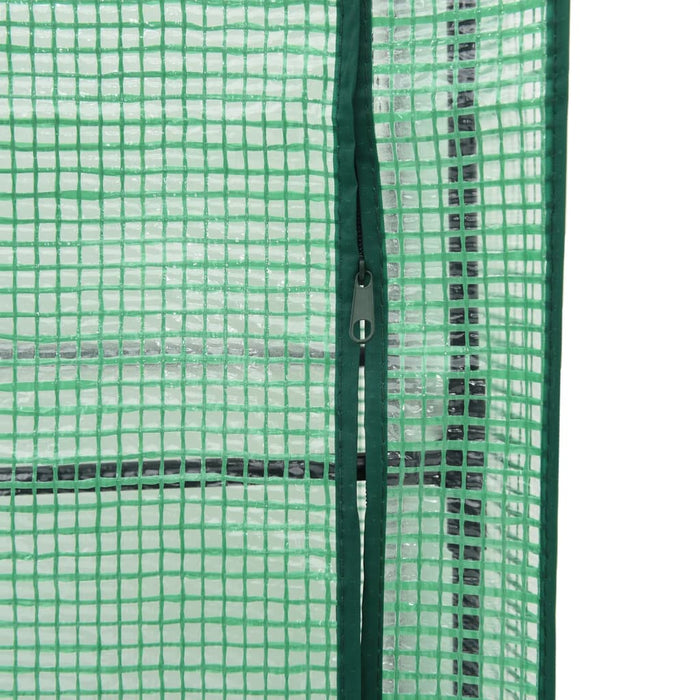 Strat înălțat cu husă de seră, aspect ratan, 160x40x153 cm - WALTI WALTI