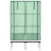 Strat înălțat cu husă de seră, aspect ratan, 80x40x140 cm - WALTI WALTI