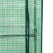 Strat înălțat cu husă de seră, aspect ratan, 80x40x140 cm - WALTI WALTI