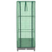Strat înălțat cu husă de seră, aspect ratan, 40x40x123 cm - WALTI WALTI