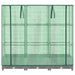 Strat înălțat cu husă de seră, aspect ratan, 120x40x123 cm - WALTI WALTI