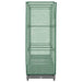 Strat înălțat cu husă de seră, aspect ratan, 120x40x123 cm - WALTI WALTI