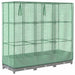 Strat înălțat cu husă de seră, aspect ratan, 120x40x123 cm - WALTI WALTI