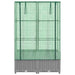 Strat înălțat cu husă de seră, aspect ratan, 80x40x138 cm - WALTI WALTI