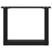 Picioare pentru măsuță de cafea în formă de U, 2 buc., negru, 30x(30-31) cm, oțel - WALTI WALTI
