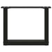 Picioare pentru măsuță de cafea în formă de U, 2 buc., negru, 40x(30-31) cm, oțel - WALTI WALTI