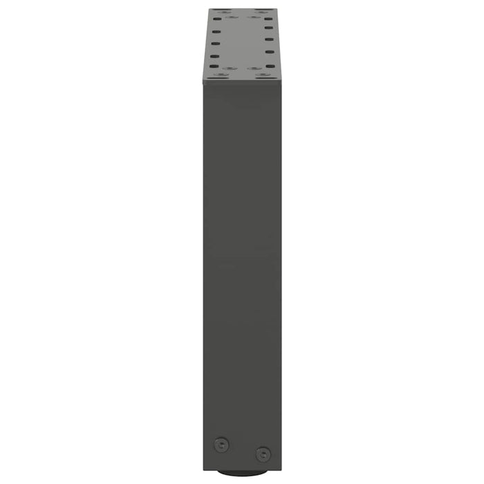 Picioare pentru măsuță de cafea în formă de U, 2 buc., antracit, 40x(30-31) cm, oțel - WALTI WALTI