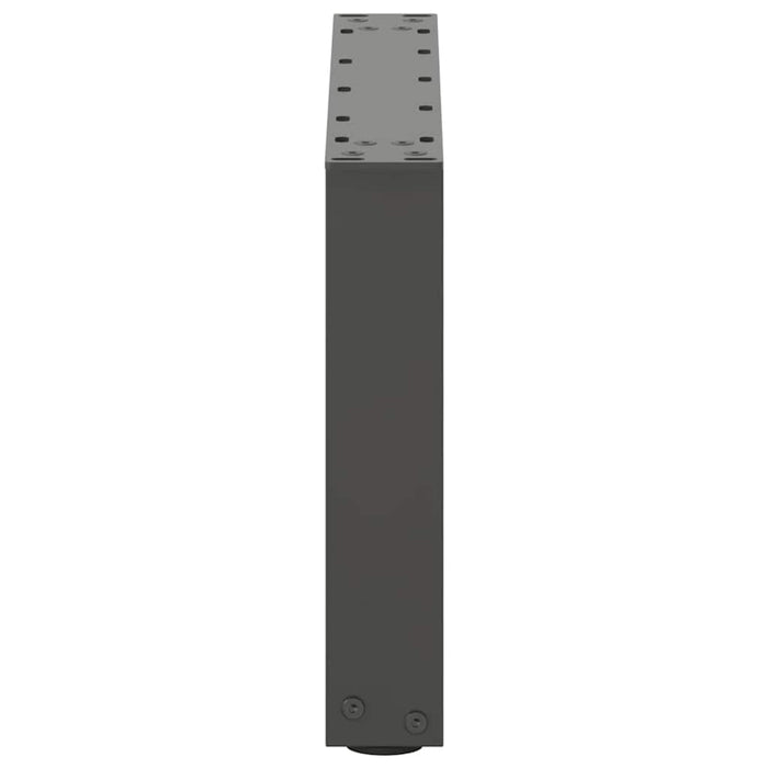 Picioare pentru măsuță de cafea în formă de U, 2 buc., antracit, 50x(30-31) cm, oțel - WALTI WALTI