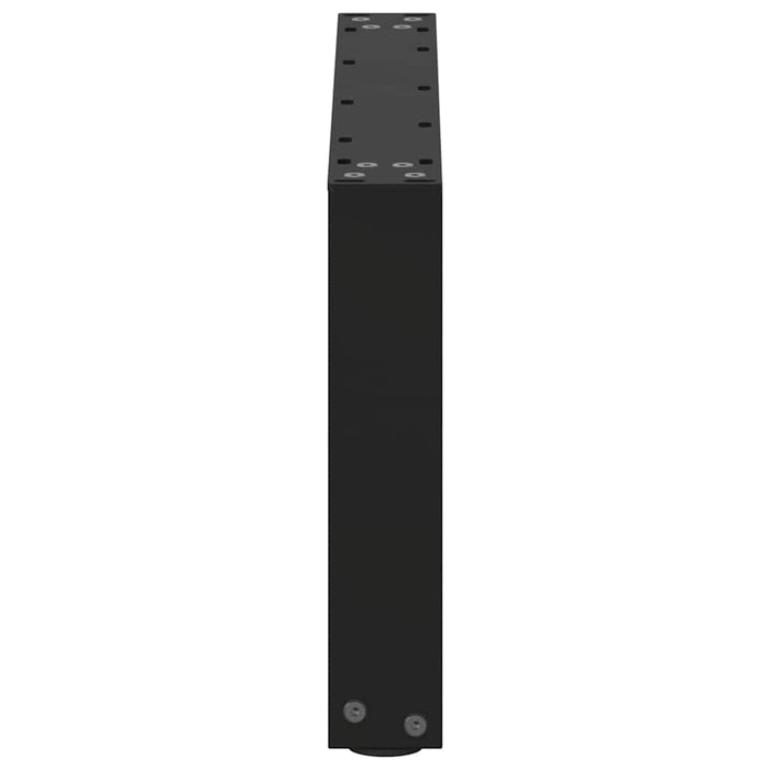 Picioare pentru măsuță de cafea în formă de U, 2 buc., negru, 60x(30-31) cm, oțel WALTI
