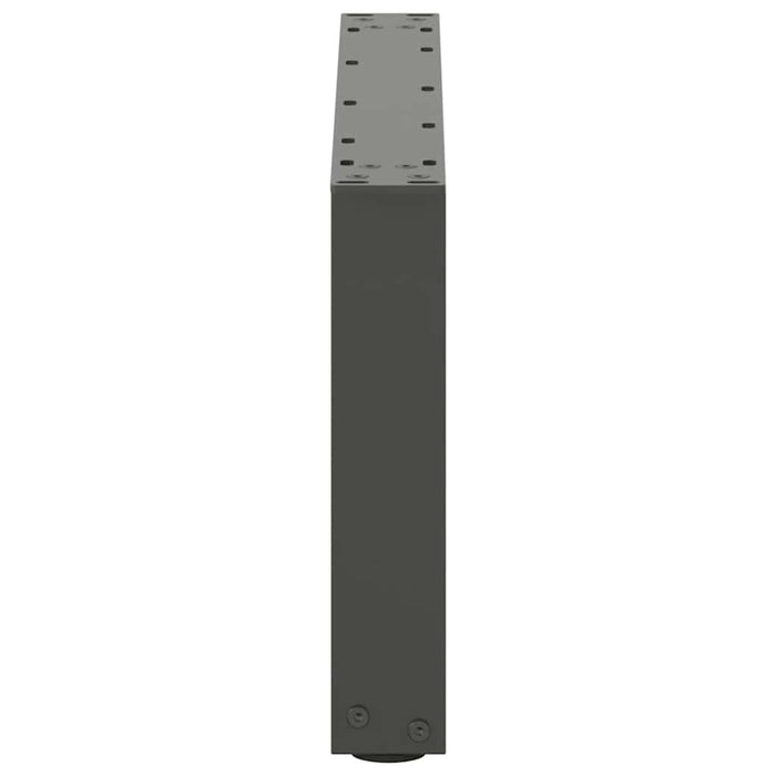Picioare pentru măsuță de cafea în formă de U, 2 buc., antracit, 60x(30-31) cm, oțel WALTI
