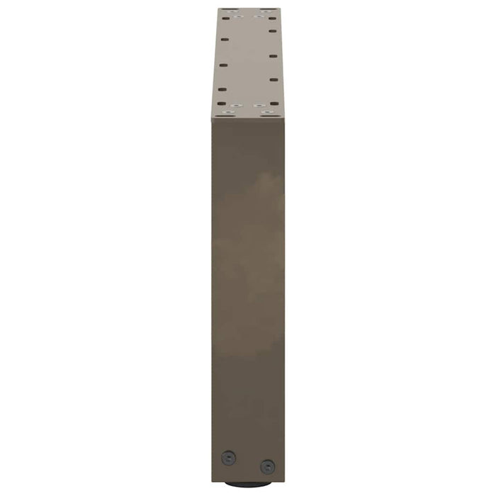 Picioare pentru măsuță de cafea în formă de U, 2 buc., oțel natural, 60 x (30-31) cm WALTI