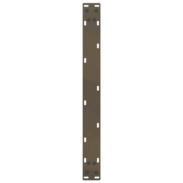 Picioare pentru măsuță de cafea în formă de U, 2 buc., oțel natural, 60 x (30-31) cm WALTI