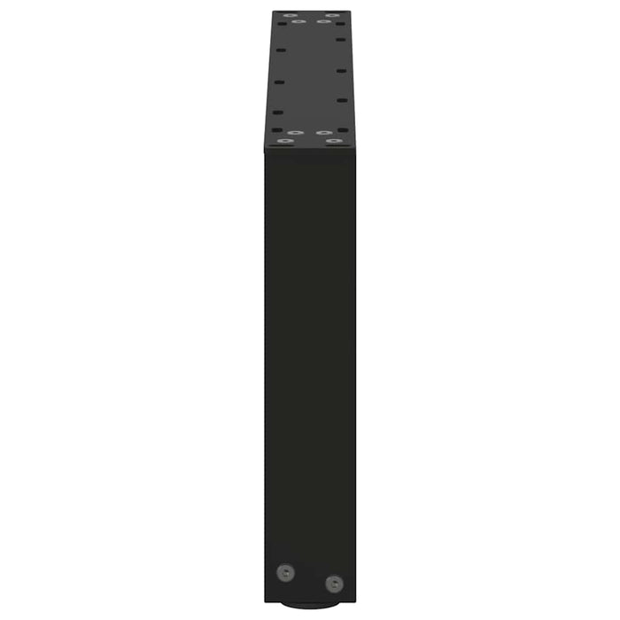 Picioare pentru măsuță de cafea în formă de U, 2 buc., negru, 70x(30-31) cm, oțel WALTI