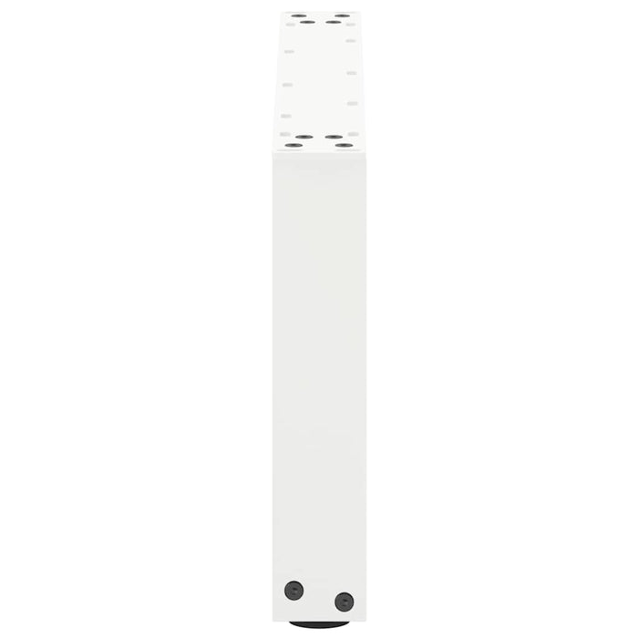 Picioare pentru măsuță de cafea în formă de U, 2 buc., alb, 70x(30-31) cm, oțel WALTI
