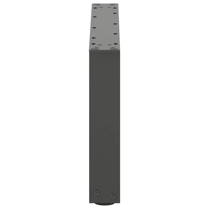Picioare pentru măsuță de cafea în formă de U, 2 buc., antracit, 70x(30-31) cm, oțel - WALTI WALTI