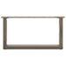 Picioare pentru măsuță de cafea în formă de U, 2 buc., oțel natural, 70x(30-31) cm - WALTI WALTI