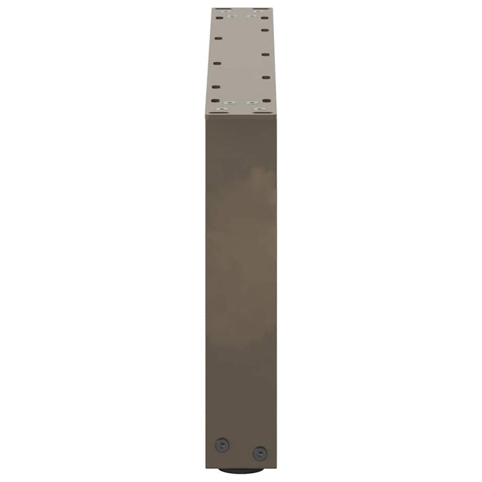 Picioare pentru măsuță de cafea în formă de U, 2 buc., oțel natural, 70x(30-31) cm - WALTI WALTI