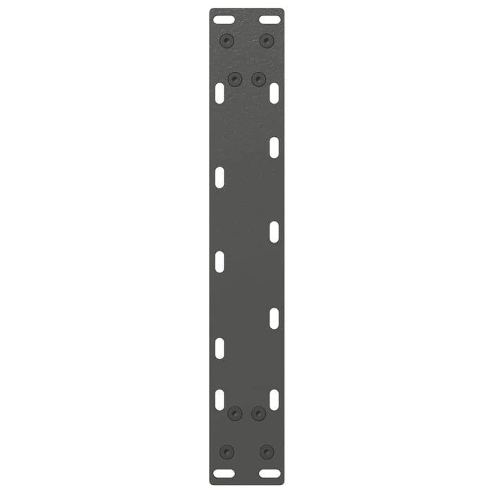Picioare pentru măsuță de cafea în formă de U, 2 buc., antracit, 28x(42-43) cm, oțel WALTI