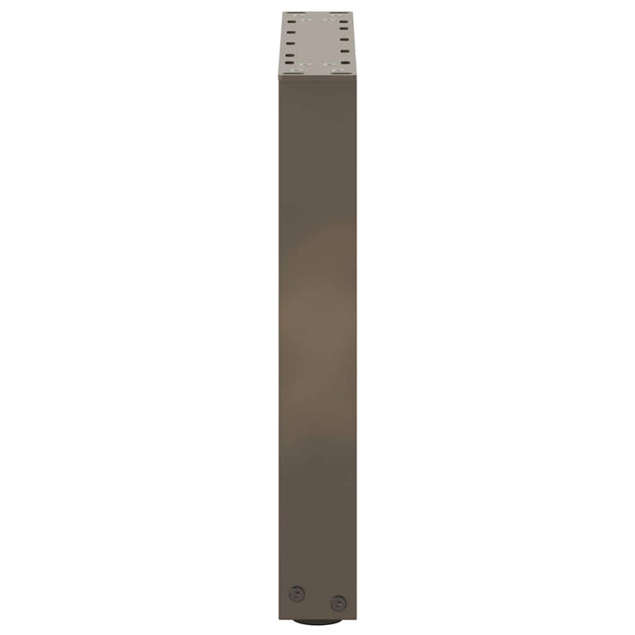 Picioare pentru măsuță de cafea în formă de U, 2 buc., oțel natural, 28x(42-43) cm WALTI