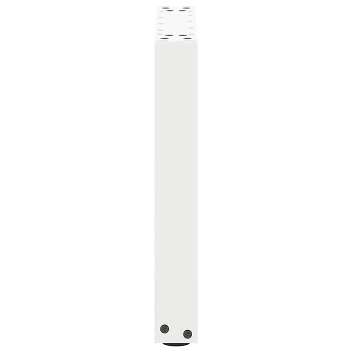 Picioare pentru măsuță de cafea în formă de U, 2 buc., alb, 38x(42-43) cm, oțel WALTI