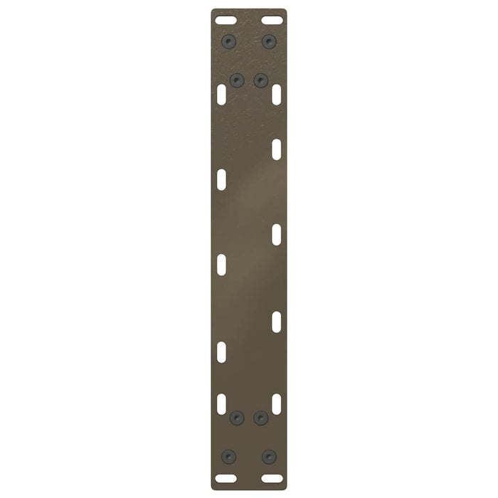 Picioare pentru măsuță de cafea în formă de U, 2 buc., oțel natural, 38x(42-43) cm WALTI