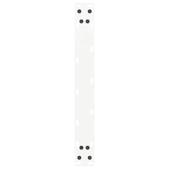 Picioare pentru măsuță de cafea în formă de U, 2 buc., alb, 50x(42-43) cm, oțel - WALTI WALTI