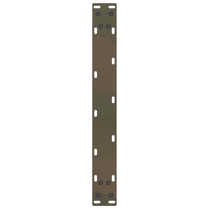 Picioare pentru masă de cafea în formă de U, 2 buc., oțel natural, 50x(42-43) cm - WALTI WALTI