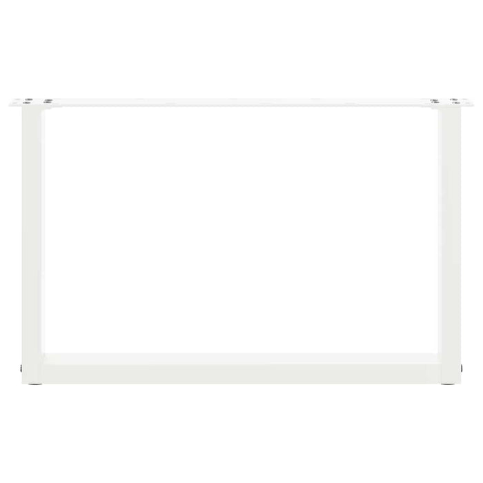 Picioare pentru măsuță de cafea în formă de U, 2 buc., alb, 60 x (42-43) cm, oțel WALTI