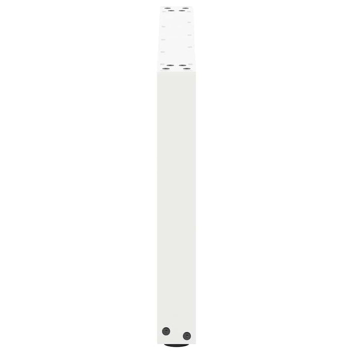 Picioare pentru măsuță de cafea în formă de U, 2 buc., alb, 60 x (42-43) cm, oțel WALTI