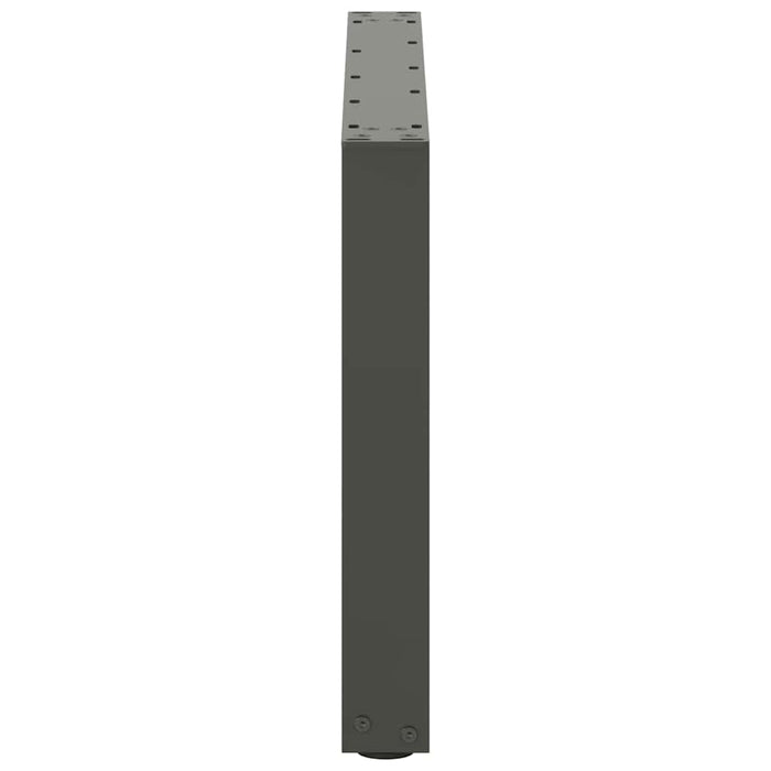 Picioare pentru măsuță de cafea în formă de U, 2 buc., antracit, 60x(42-43) cm, oțel WALTI