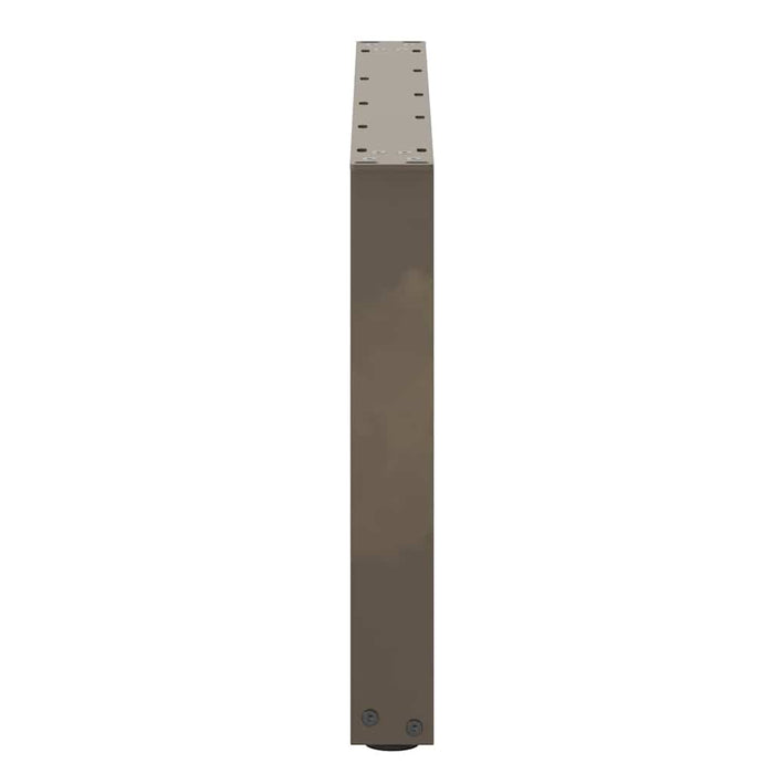 Picioare pentru măsuță de cafea în formă de U, 2 buc., oțel natural, 60 x (42-43) cm WALTI