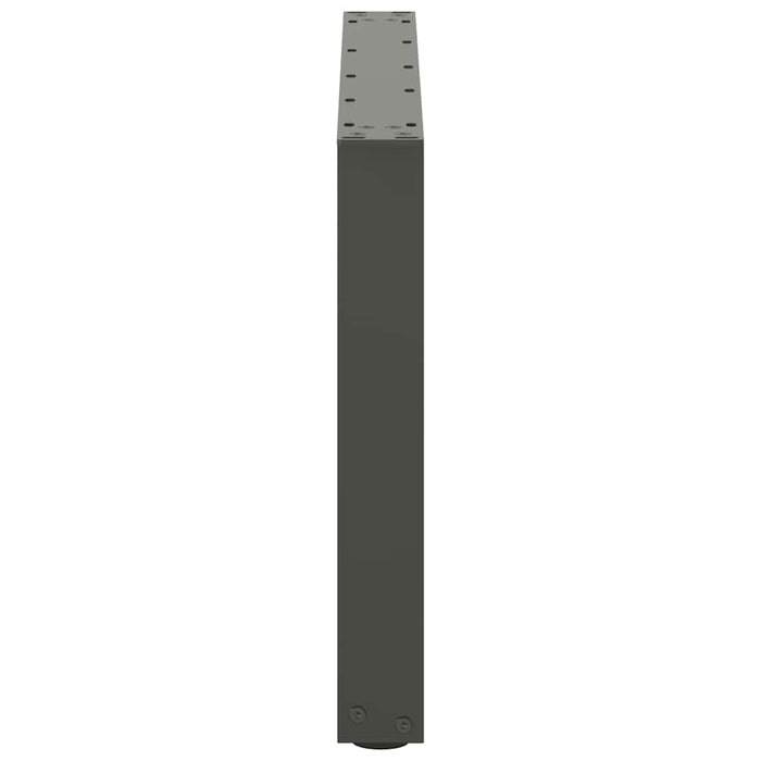 Picioare pentru măsuță de cafea în formă de U, 2 buc., antracit, 70x(42-43) cm, oțel WALTI