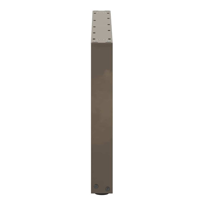 Picioare pentru masă de cafea în formă de U, 2 buc., oțel natural, 70x(42-43) cm - WALTI WALTI