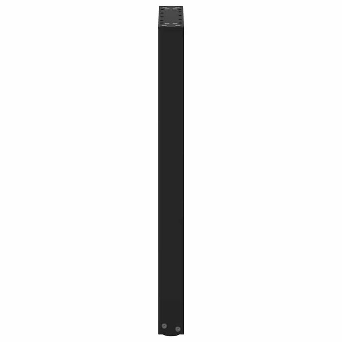 Picioare de masă consolă în formă de U, 2 buc., negru, 28x(72-73) cm, oțel - WALTI WALTI