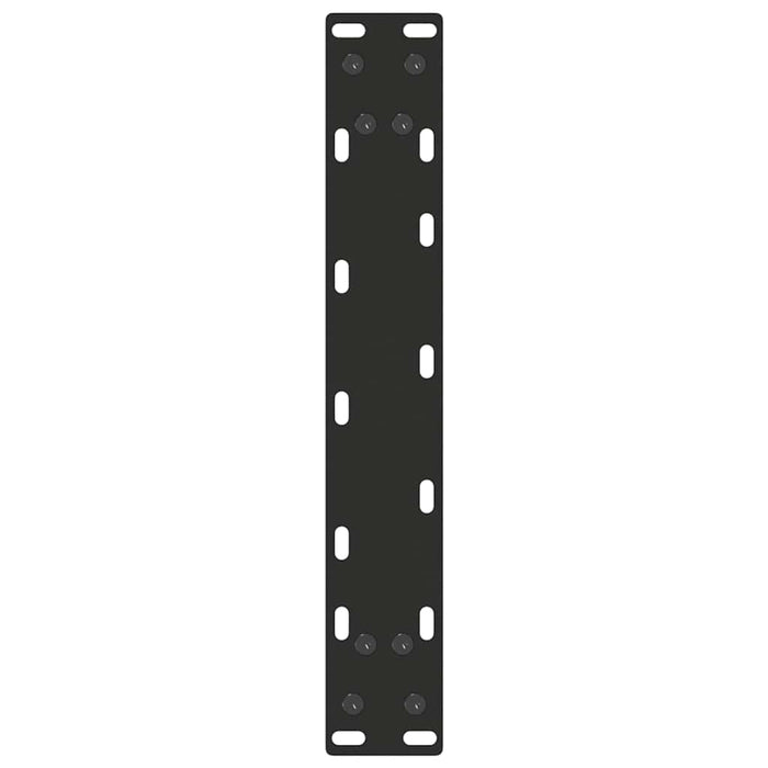 Picioare de masă consolă în formă de U, 2 buc., negru, 28x(72-73) cm, oțel - WALTI WALTI
