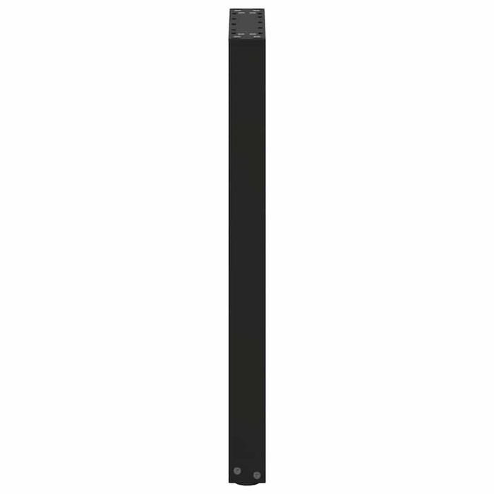 Picioare de masă consolă în formă de U, 2 buc., negru, 38x(72-73) cm, oțel - WALTI WALTI