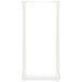 Picioare de masă consolă în formă de U, 2 buc., alb, 38x(72-73) cm, oțel - WALTI WALTI