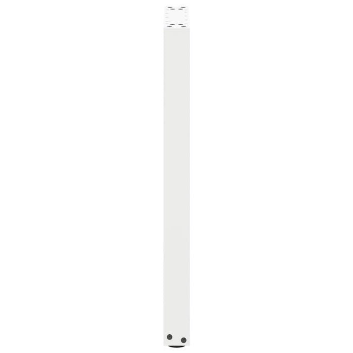 Picioare de masă consolă în formă de U, 2 buc., alb, 38x(72-73) cm, oțel - WALTI WALTI