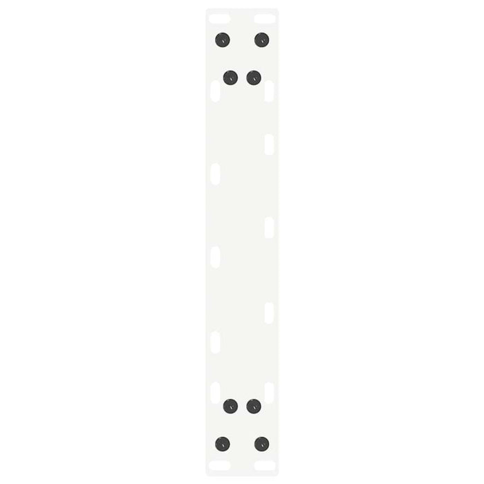 Picioare de masă consolă în formă de U, 2 buc., alb, 38x(72-73) cm, oțel - WALTI WALTI