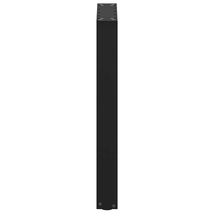 Picioare de masă în formă de U, 2 buc., negru, 50x(72-73) cm, oțel WALTI