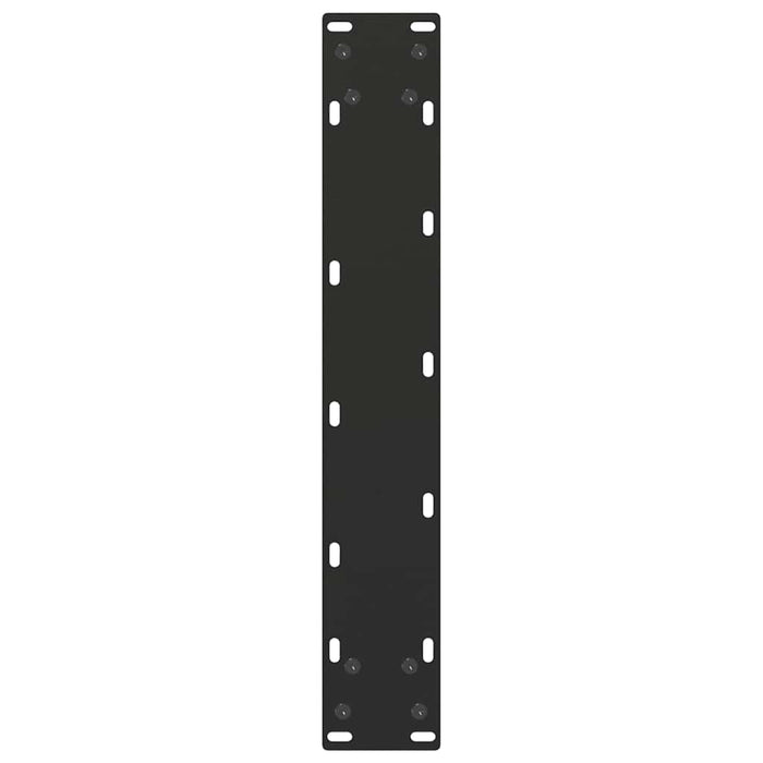 Picioare de masă în formă de U, 2 buc., negru, 50x(72-73) cm, oțel WALTI