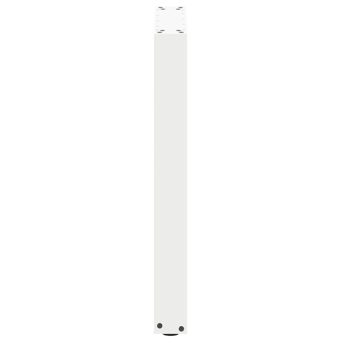 Picioare de masă în formă de U, 2 buc., alb, 50x(72-73) cm, oțel - WALTI WALTI