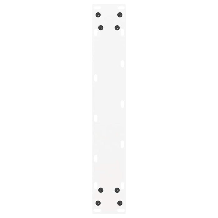 Picioare de masă în formă de U, 2 buc., alb, 50x(72-73) cm, oțel - WALTI WALTI