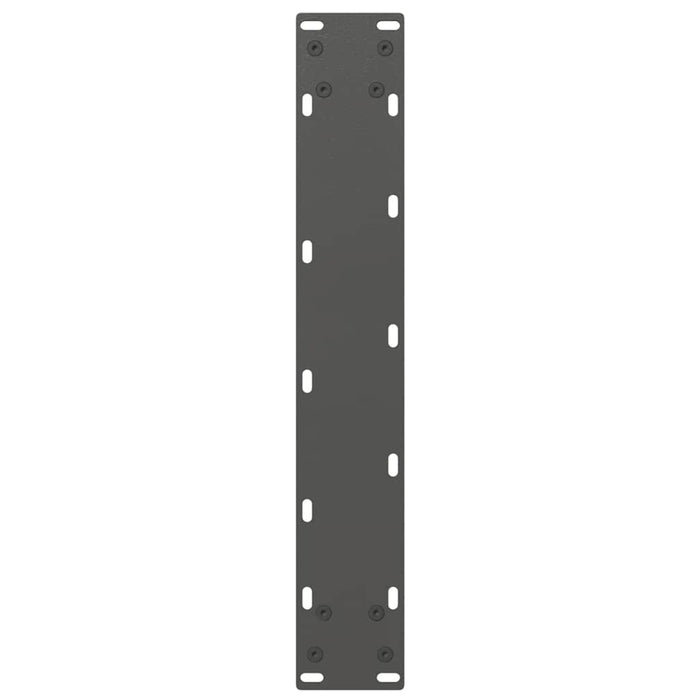 Picioare de masă în formă de U, 2 buc., antracit, 50x(72-73) cm, oțel - WALTI WALTI