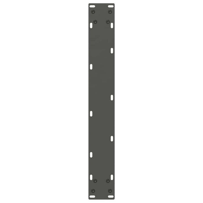 Picioare de masă în formă de U, 2 buc., antracit, 60x(72-73) cm, oțel WALTI