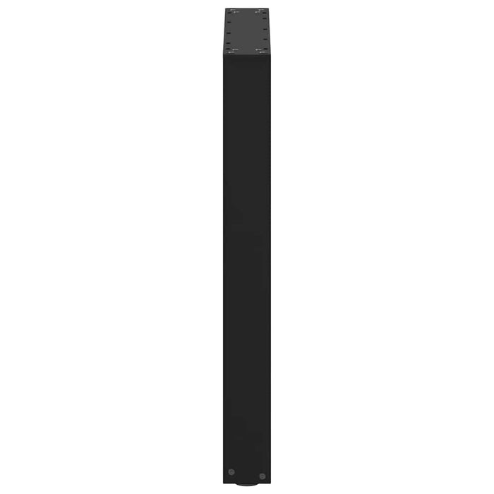 Picioare de masă în formă de U, 2 buc., negru, 70x(72-73) cm, oțel - WALTI WALTI