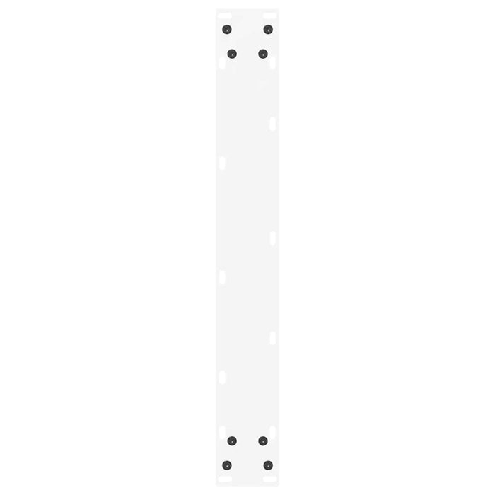 Picioare de masă în formă de U, 2 buc., alb, 70x(72-73) cm, oțel WALTI